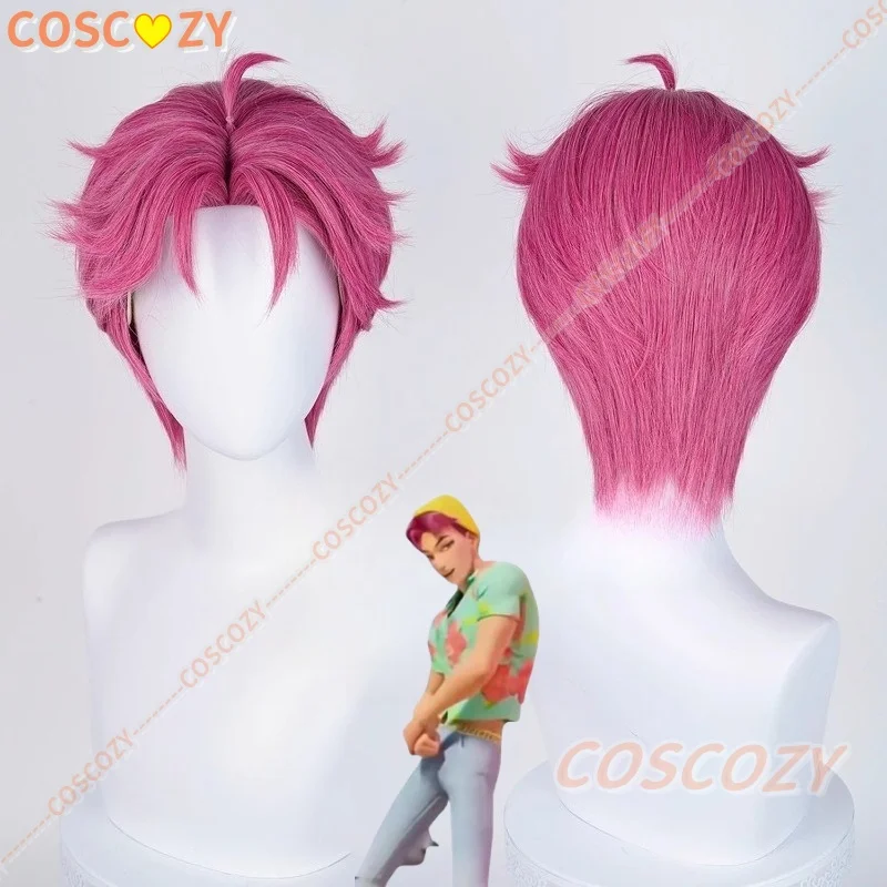 

Kpop Demon Hunters Wig Saja Boys Abby Wig Men Short Hair Jinu Cosplay Wigs Free Wig Cap