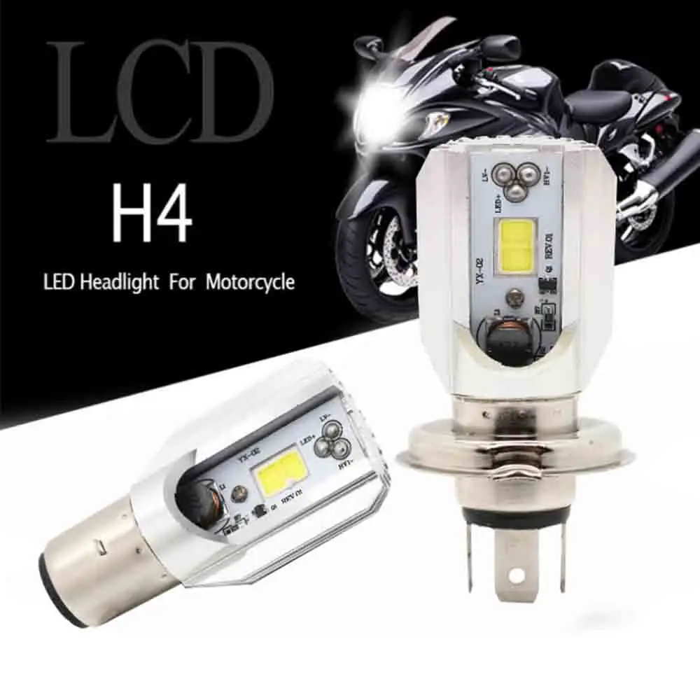 

Led Motorcycle Headlight Scooter Bulb H6 Ba20d 6000k Light ATV Motorbike Accessories Moto Fog Lamp For Suzuki For Honda