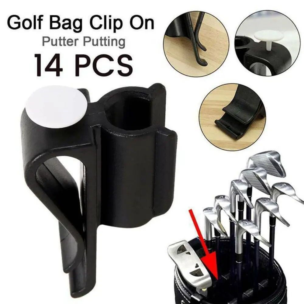 Durable Golf Accessories Sporting Goods Putting Organizer On Putter Holder Golf Club Clip Golf Putter Holder Golf Bag Clip