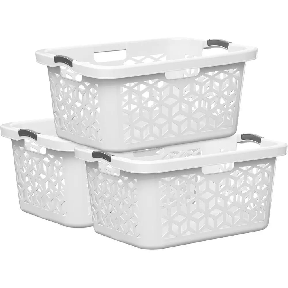 Laundry Basket - Large 2 Bushel Laundry Basket with Handles - Stackable Plastic Hamper or Dirty Clothes - Storage Bin & Organize