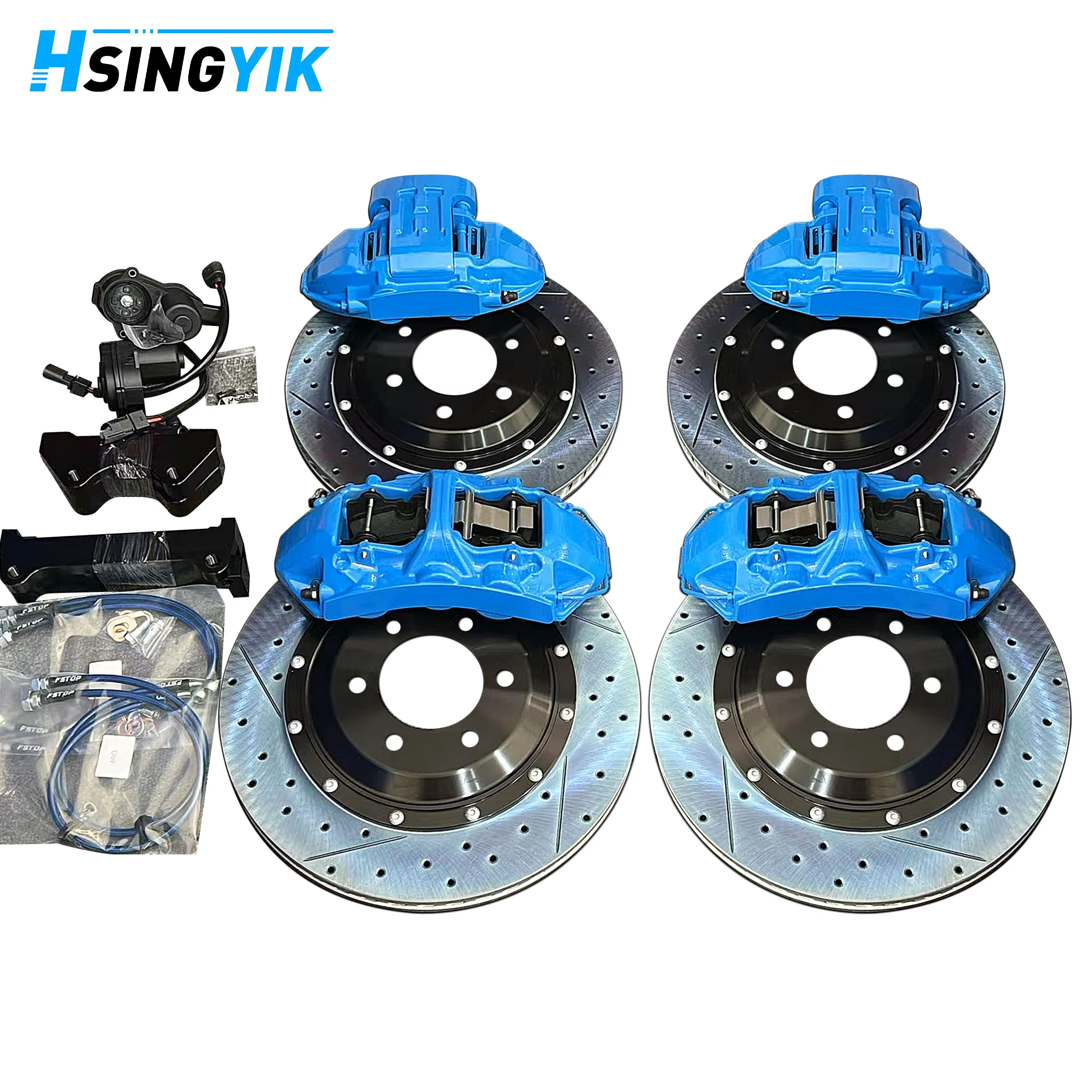 Complete Fit Custom Color 4 6 Piston Break Calipers Required Big Brake Kit For AUDI A6 A7 A8 A6L