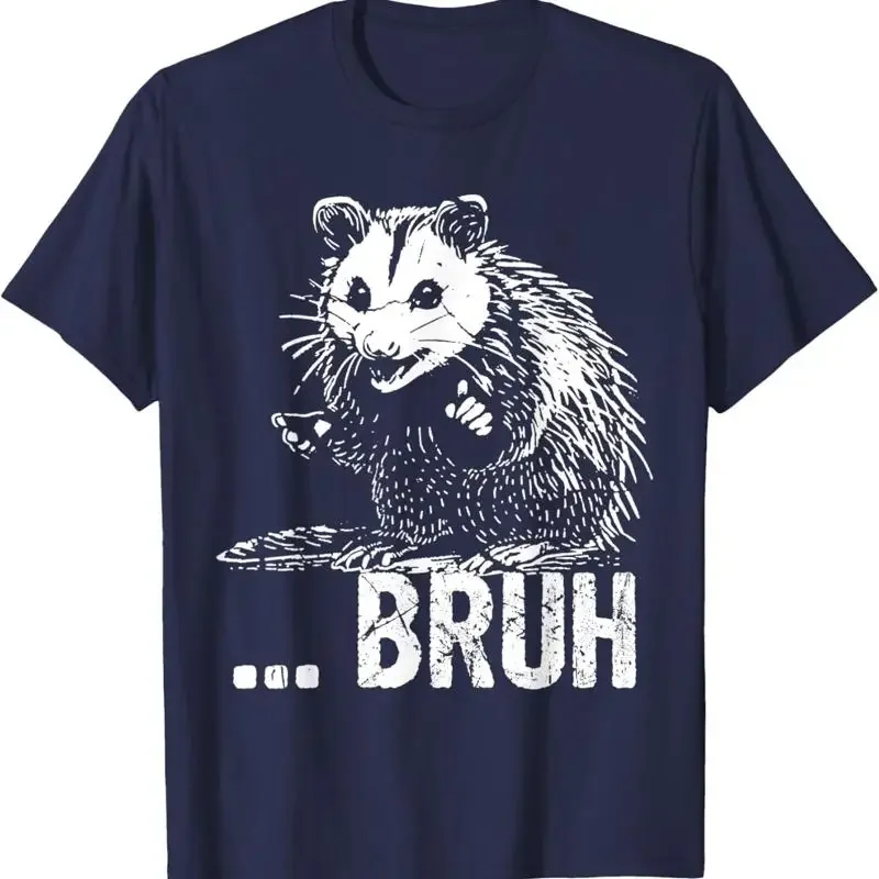 Bruh Funny Saying Meme Bro Opossum Design T Shirt