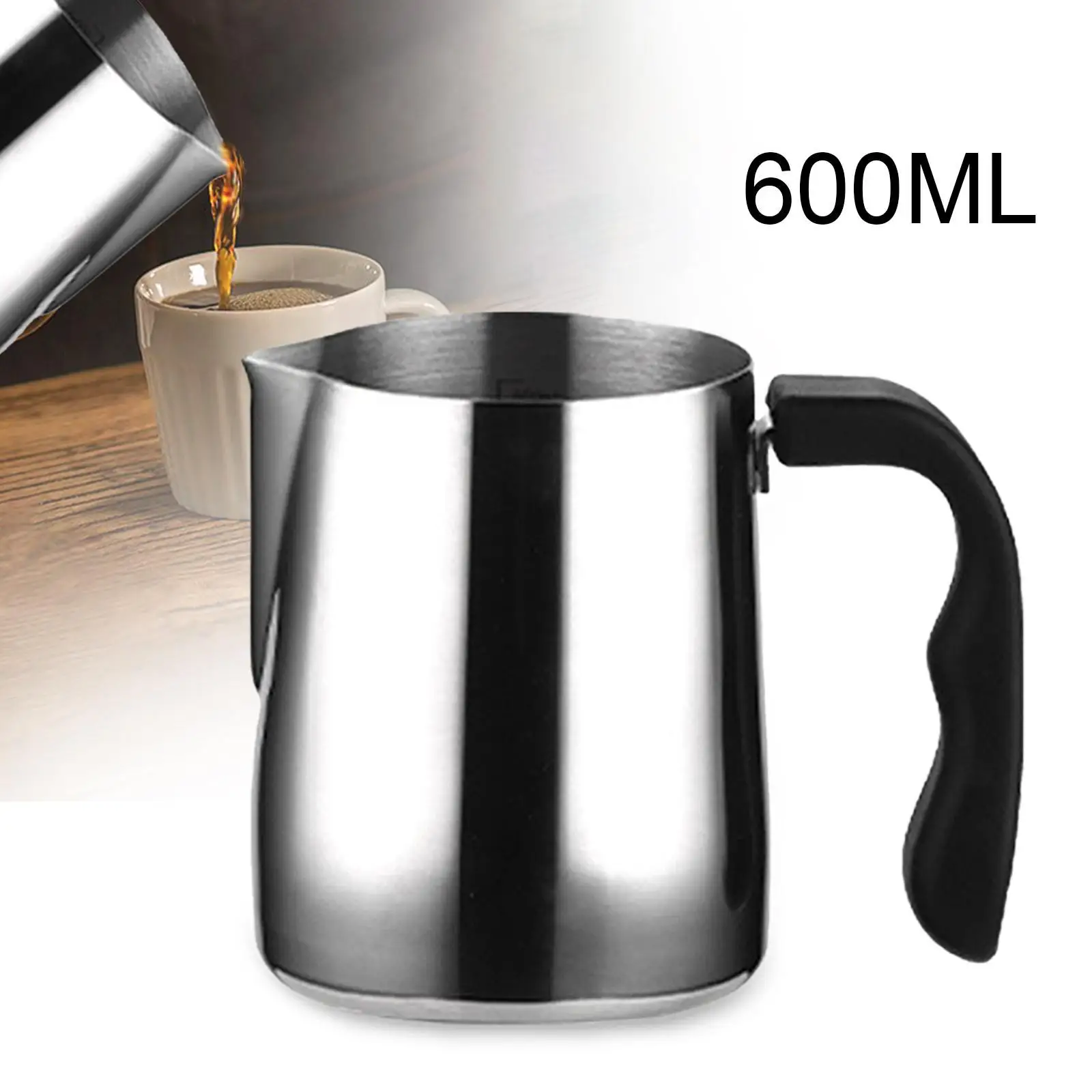 Чашка для эспрессо Latte Art, подогреватель молока, горшок с гладкой поверхностью, простой в использовании кувшин для вспенивания молока, кувшин, латте, соус, нагревательные соусы, граvies