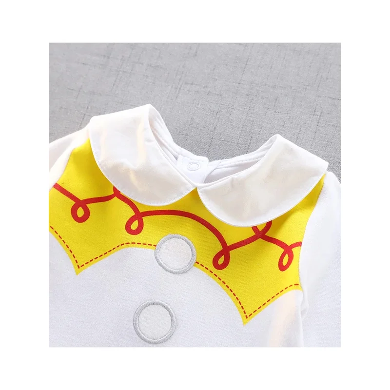 Princesa Jessie, vestido de princesa para niñas pequeñas, mono, mameluco, disfraz de cumpleaños de Halloween con diadema, talla 0-18 meses