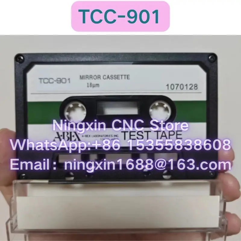 NEW GENUINE ABEX TCC-901 Mirror CASSETTE 18um TEST TAPE