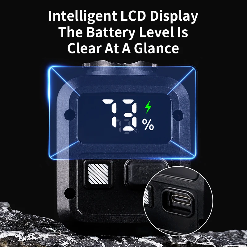 ESLNF High Brightness 1200 Lumens Aluminum Alloy Bicycle Headlight 4000mAh Front Light for Cycling Safety Bike Light