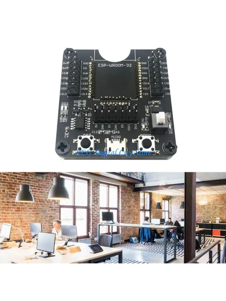 

U75B ESP32 ESP-WROOM-32 Test Board Burn Fixture For ESP-32 Module ESP-WROOM-32 Burning Fixture Tool Downloader