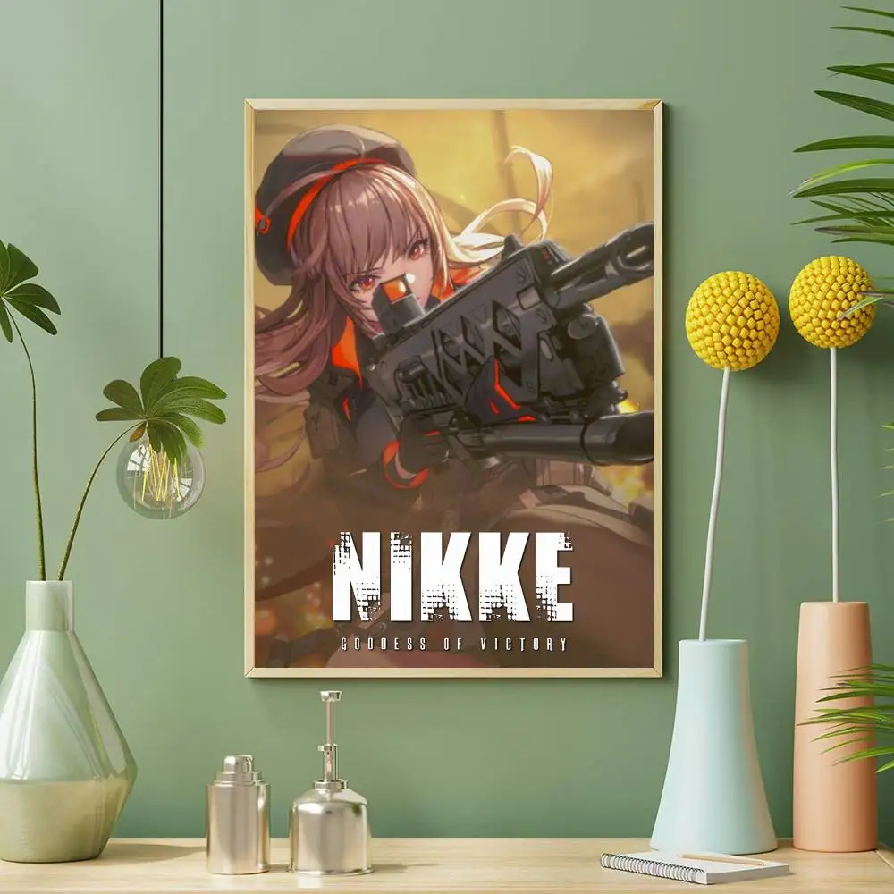 ملصق G-Goddess of Victory Nikke عالي الدقة على الحائط اللاصق المقاوم للماء وغرفة المعيشة المنزلية وغرفة النوم والديكور الجمالي #5