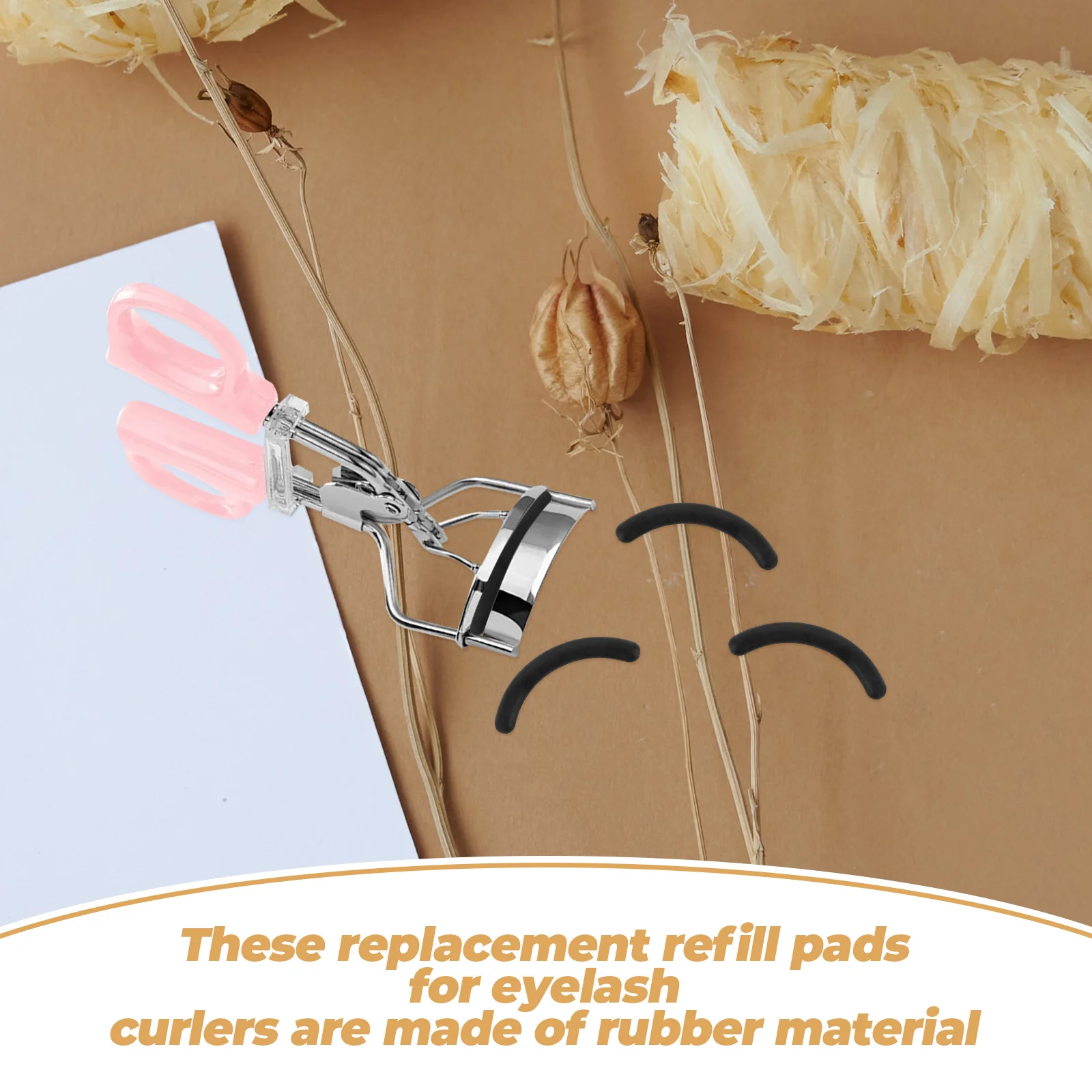 24 Pcs Eyelash Curler Refills Rubber Replacement Pads Lash Tool Cushions Universal Compatibility Soft Flexible Makeup