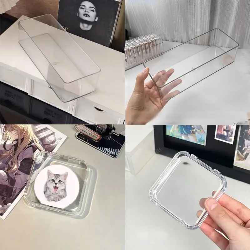  Practical Acrylic Bracelet Case Dustproof Storage Container for Bracelet Bangle