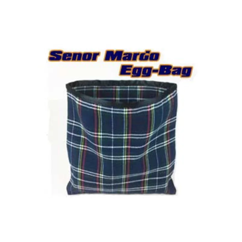 Senor Mardo Magic Egg Bag Trick Object Appearing And Vanishing Magician Stage Gimmick Illusions in Red/Blue for Fun