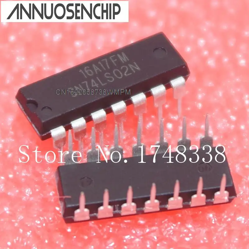 100PCS/lot New and Original HD74LS02P DIP14 HD74LS02 DIP  74LS02 IC SN74LS02N