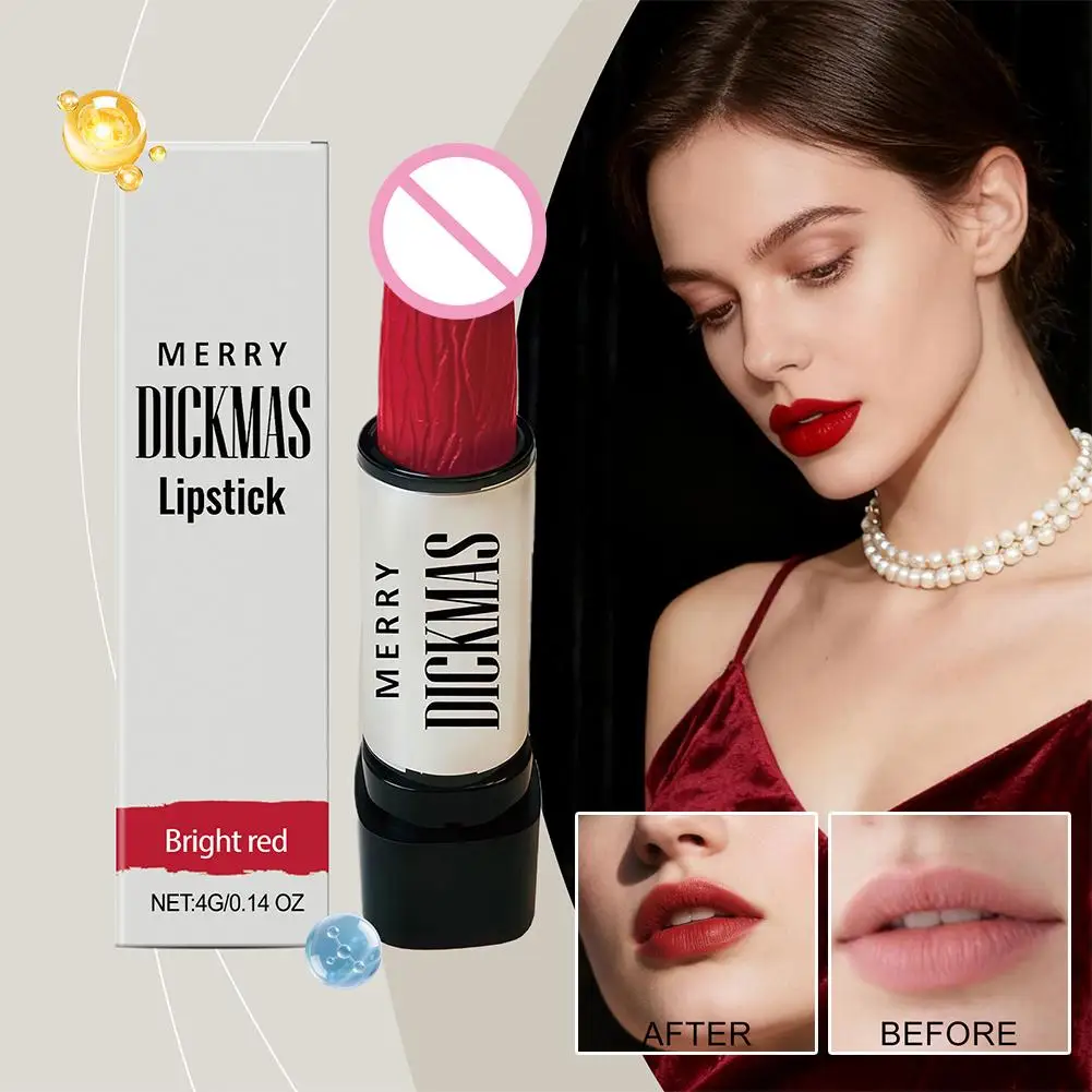 Party Lipstick Waterproof Long-Lasting Moisturizing Gift And Gloss Dark Red, Festival Purple, Bright Brown Lip Rose Pink, O D7Q6