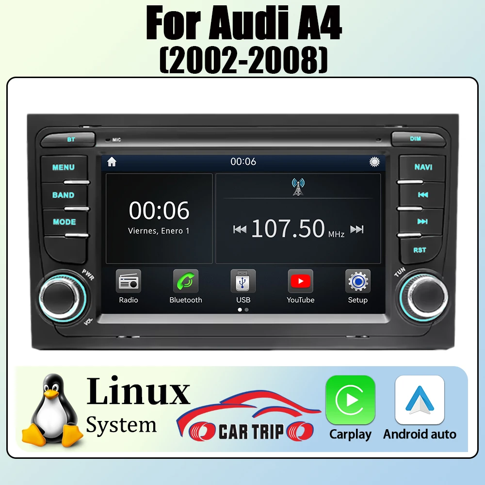 7'' Linux Carplay 2…