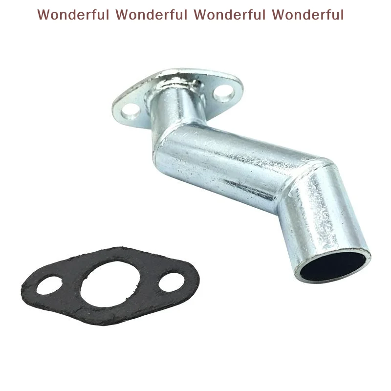 

60cc 80cc Motorized Bike Carburetor Offset Long Manifold Builtin Gasket Accessory for Easy Installation Upgrade