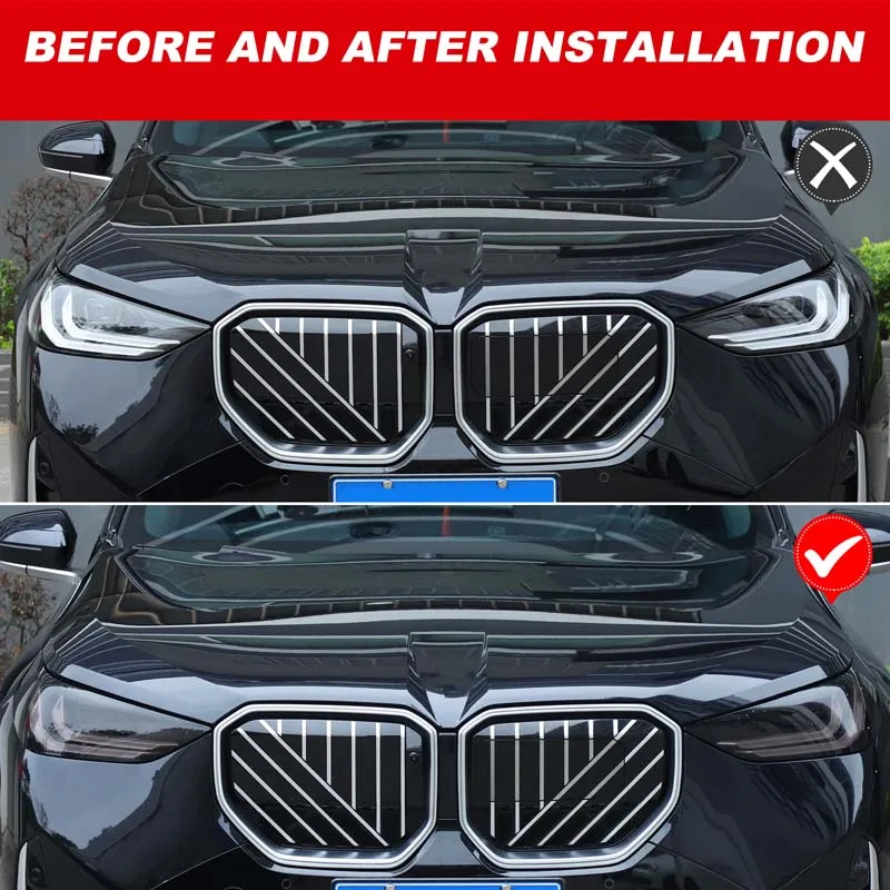 

For BMW X3 G45 2025-2026+ TPU black car headlight film decorative sticker car exterior protection accessories