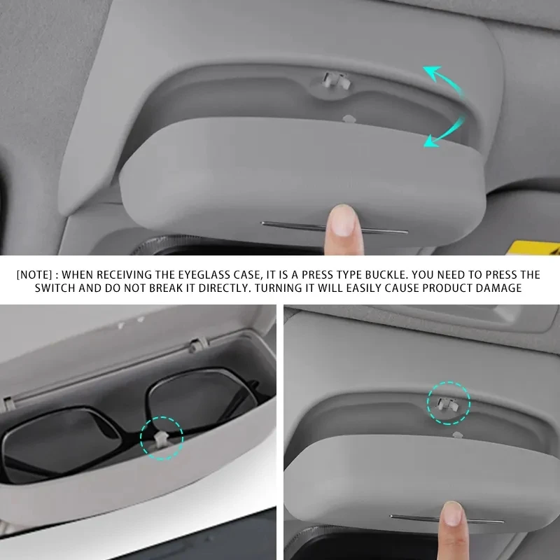 Custodia speciale per occhiali da sole per auto custodia per occhiali da sole con Clip per Toyota Corolla Levin 2019-2022 Frontlander 2022 accessori