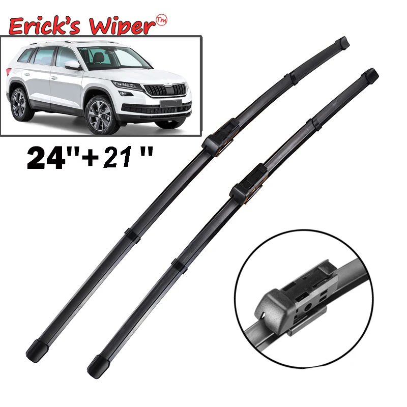 Erick\'s Tergicristallo LHD Spazzole Tergicristallo Anteriori Per Skoda Kodiaq 2016 - 2023 Parabrezza Parabrezza Finestra Pulita Auto Pioggia