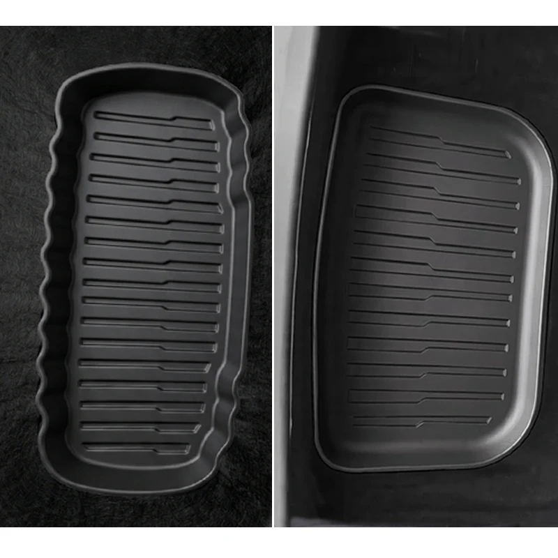 For 2025-2026 Model Y Juniper Standard Edition 7PCS TPE Floor Liners Custom Fit Seat Backrest & Trunk Mats All Weather Waterproof Anti-Slip Odorless view 3