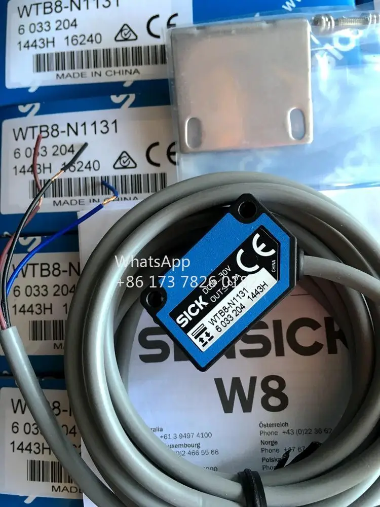 Neuer Original SICK Photoelektrischer Sensor WTB8-N1131 6033204