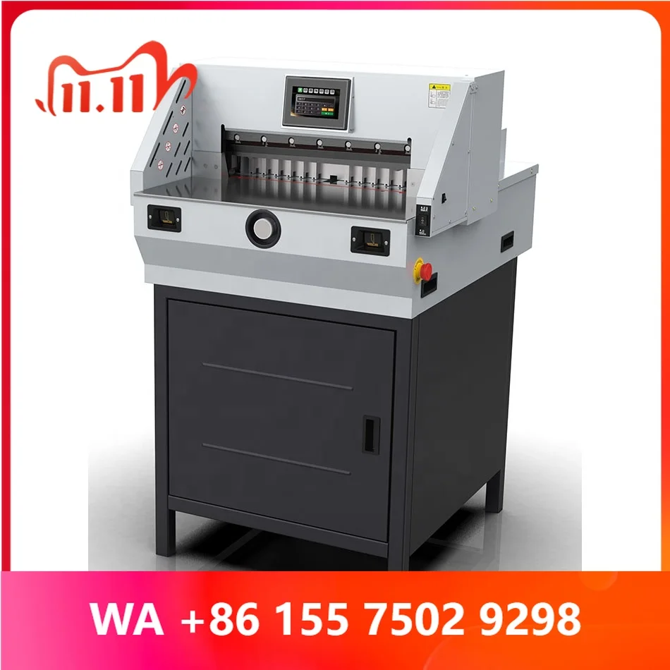 E490T A4 A2 Ideal Guillotine China Offi Large Format Guillotine Paper Cutter