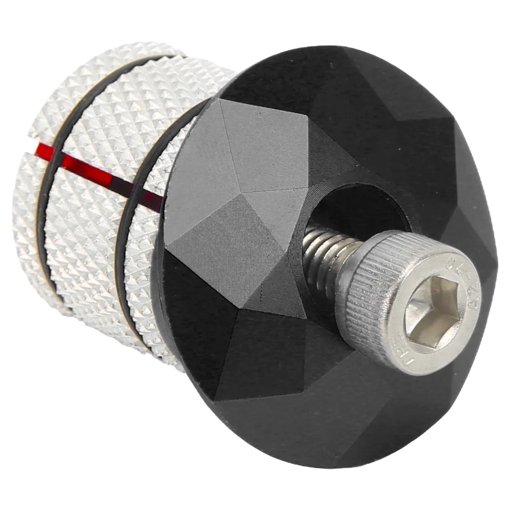 

Aluminum Alloy Bike Headset Expander Sturdy Easy Installation Bike Stem Top Cap for Carbon Fiber or Aluminum or Iron Head Tube