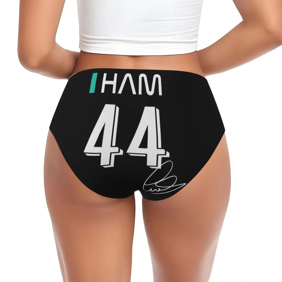 Custom Women's Hamiltons 44 Panties Stretch I HAM Sport Car Racing Briefs Underwear