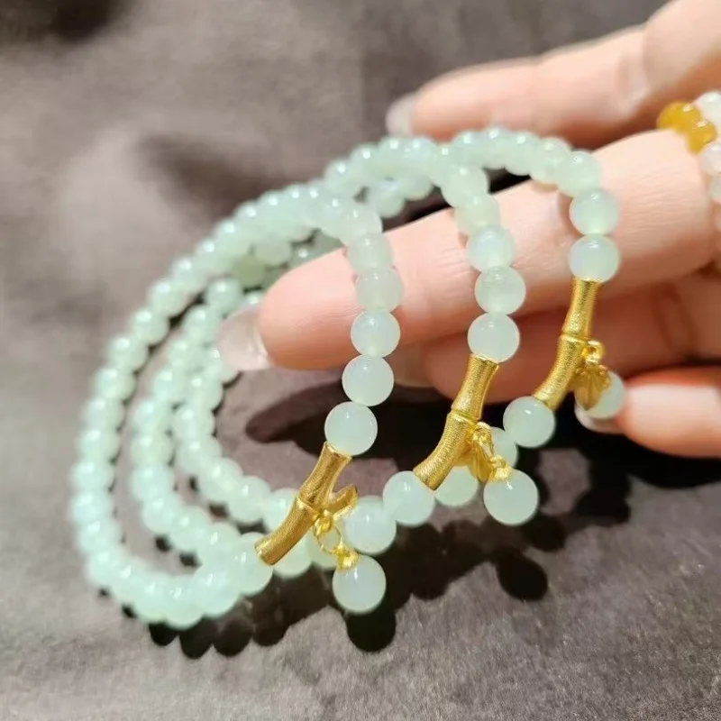 

Hetian Jade Ascending Leaf Bracelet