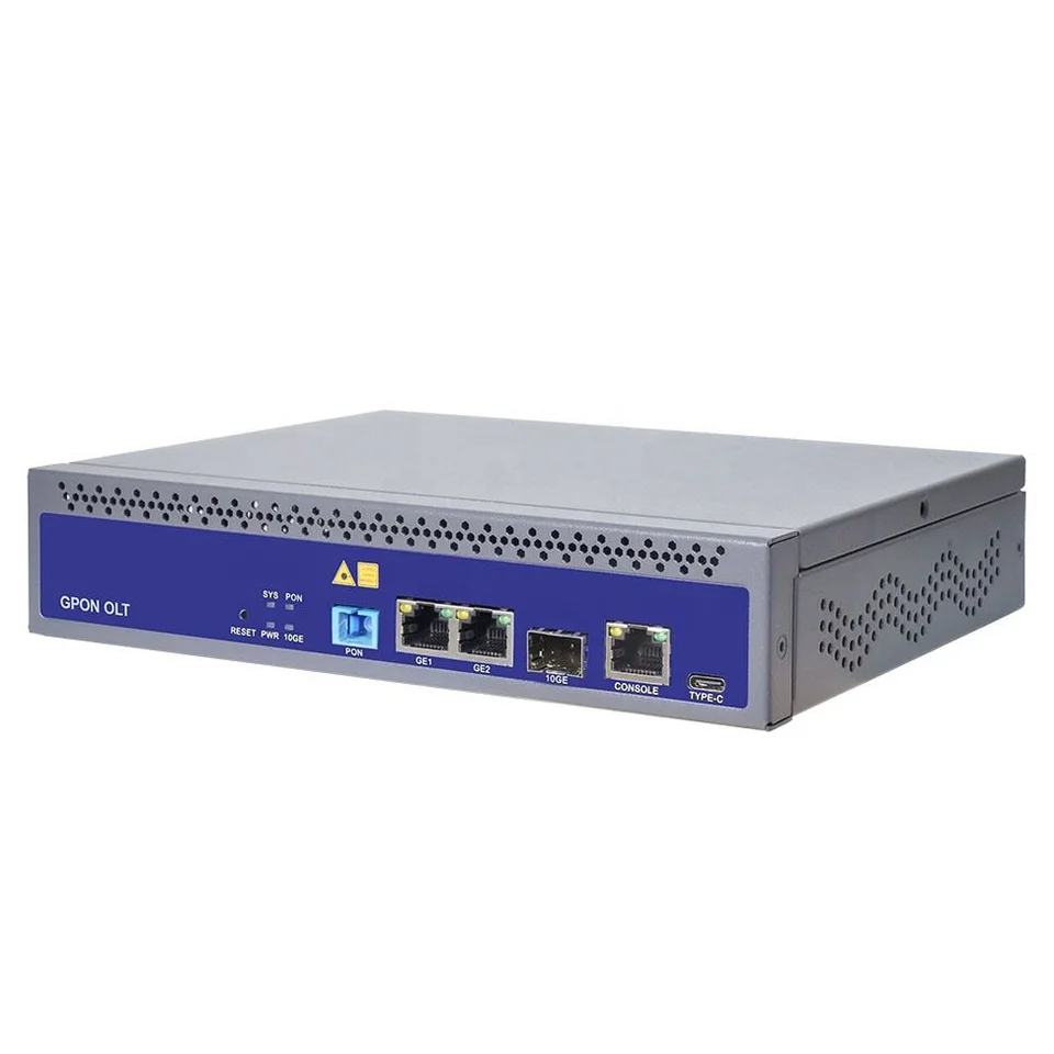 

VSOL Gpon OLT V1600GS Optical Line Terminal with 10GE C++ SFP modules supports WEB management