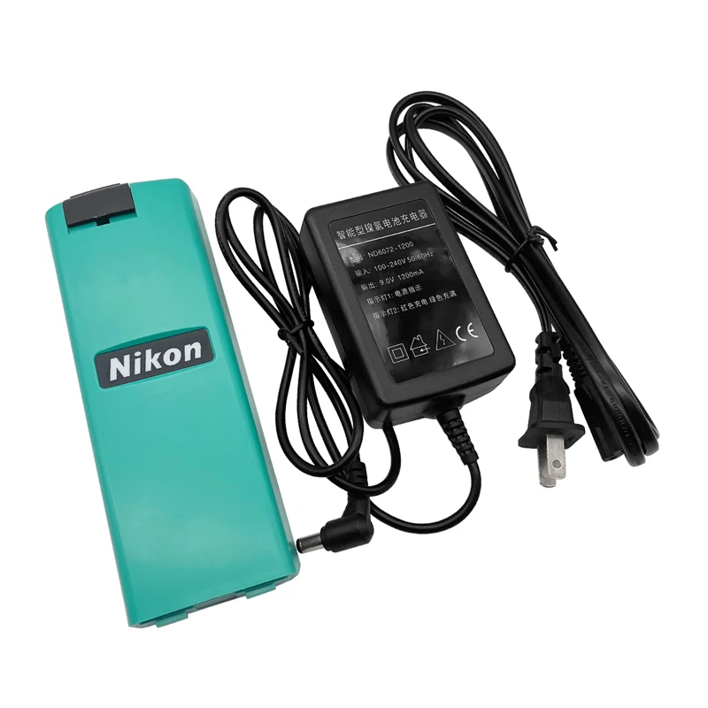 DTM-322 batteria NiMH con caricabatterie per Nikon Nikon DTM300.400,NPR-300,NPL-300 serie stazioni totali 4.8V