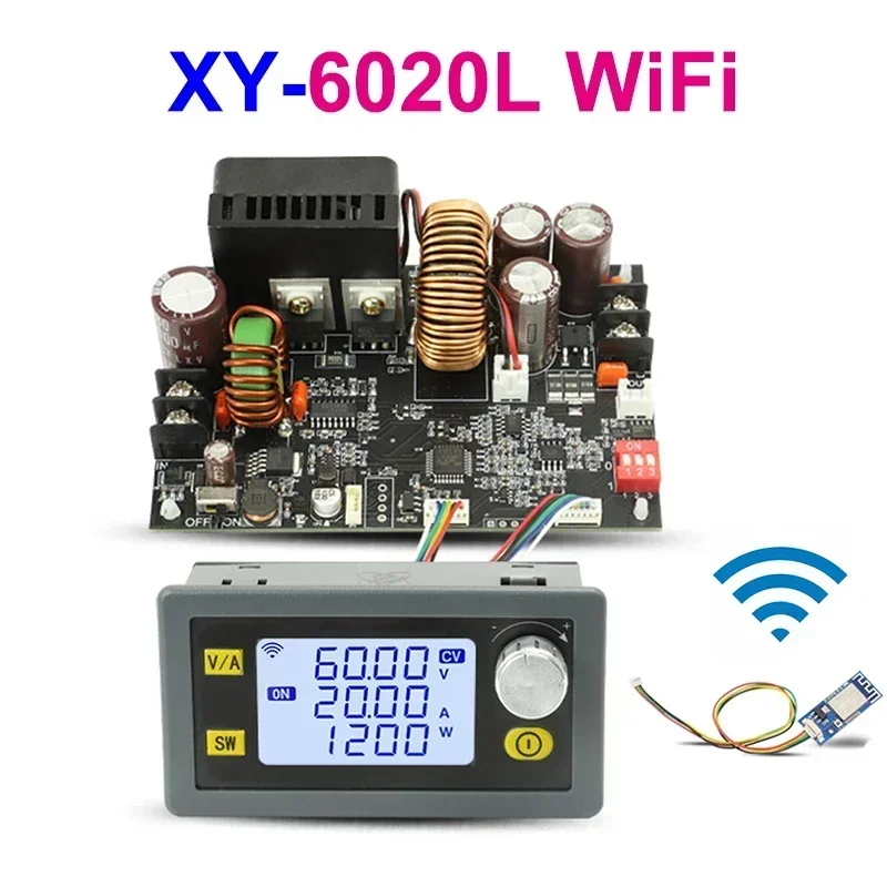 XY-6020L 1200W DC-DC Step Down Power Supply Module, 6V-70V