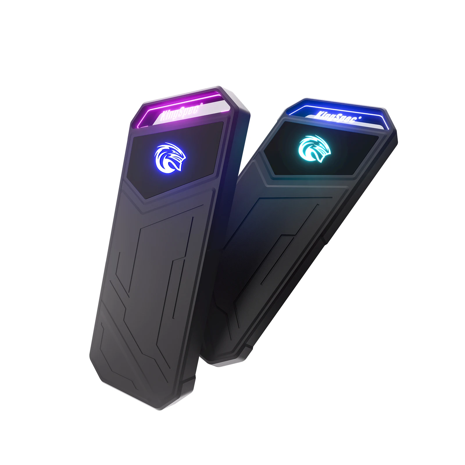 KingSpec New Release Gaming Portable Disque Dur Externe USB Type c 512GB 1TB 2TB 4TB Ssd External Hard Drive With RGB LED Light