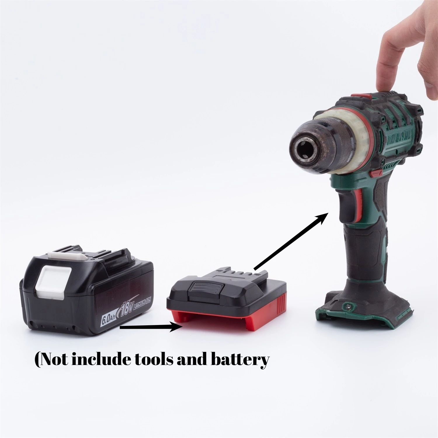 

Battery Adapter For Makita 18V Li-ion Battery to lidi Parkside x20V Power tools (Not include tools and battery)