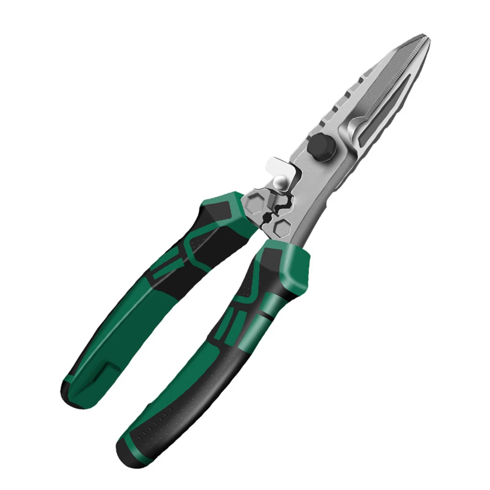 1pc Industrial-Grade Chrome Vanadium Steel Shears Powerful Rust-Resistant Metal Shears Workshop Equipment Hand Tools