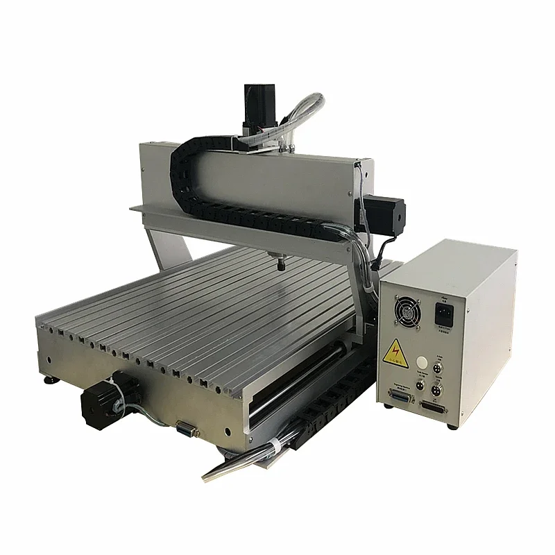 LY 6090 3axis 4axis Carving Drilling Milling Machine Water Cooling Spindle for Metal Aluminum WoodWorking Optional 800W 1500W