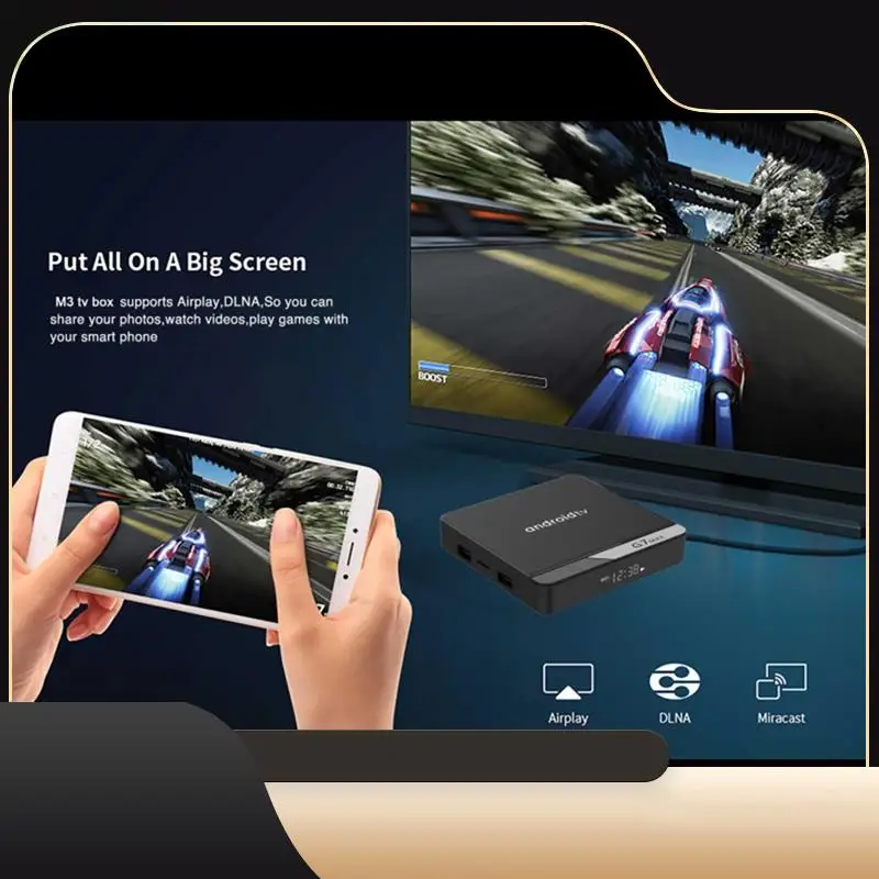 

G7 Max Smart TV Box Android 11 S905X4 4GB+64GB 1000M AV1 4K HD 2.4Ghz/5Ghz Dual Wifi USB3.0 Set Top Box Media Player-T44C