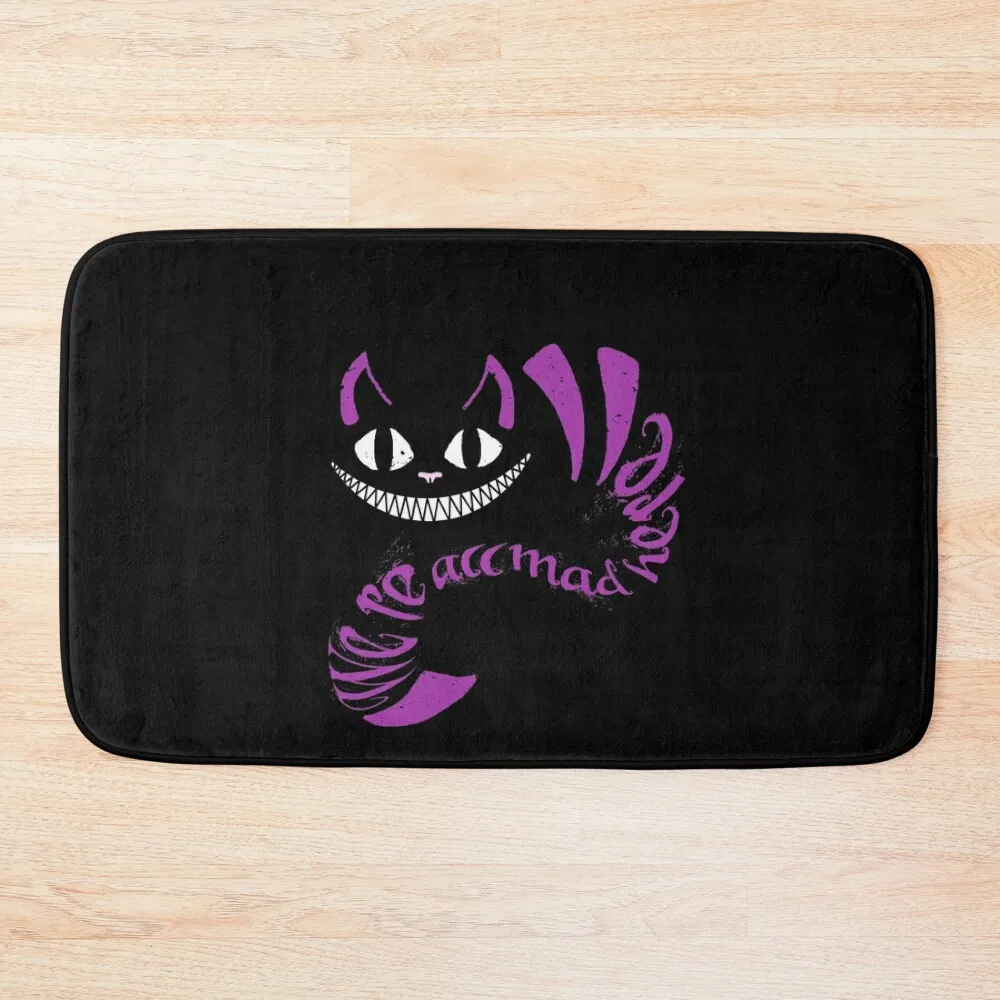 

We're All Mad Here Bath Mat Bathroom Accessories Sets Luxury Floors For Bathroom Carpet In The Living Room Mats Bedroom Mat