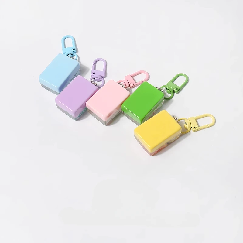 Chinese Style Mahjong Fun Keychain Resin Cute Bag Accessories