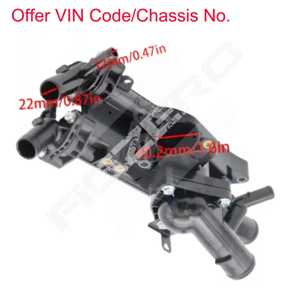 25600-2G545 256002G545 Auto Radiator Thermostat Housing for Hyundai SantaFe Sport 2013 2014 2.0L for KIA Sportage 2011-2013 2.0L