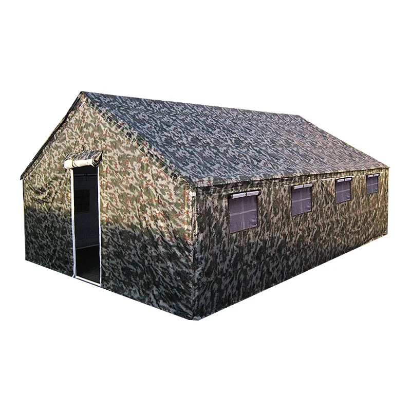 

Outdoor general camouflage tent, thickened warm, windproof and rainproof, emergency command and rescue tent