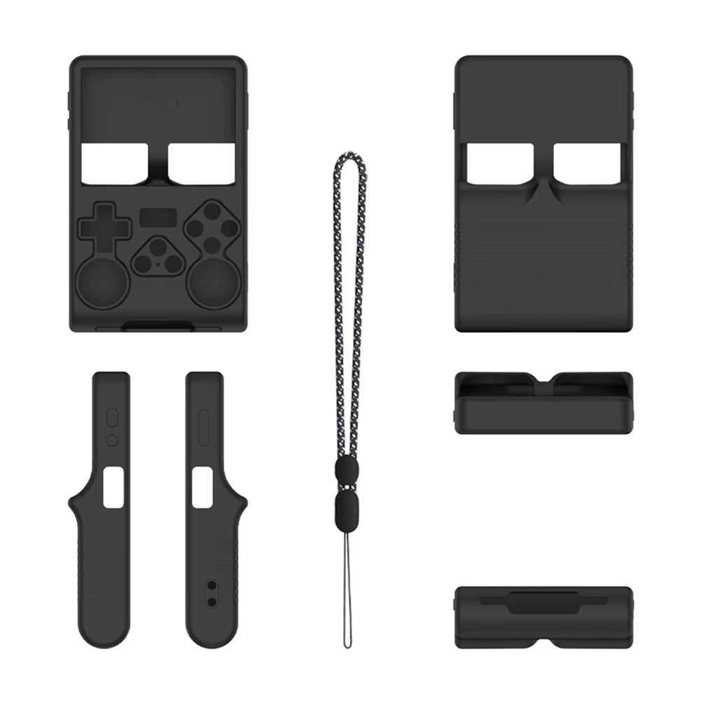حافظة من السيليكون لوحدة التحكم في الألعاب R40S PRO، غطاء ناعم مضاد للسقوط، غطاء حماية مقاوم للصدمات، ملحقات الألعاب