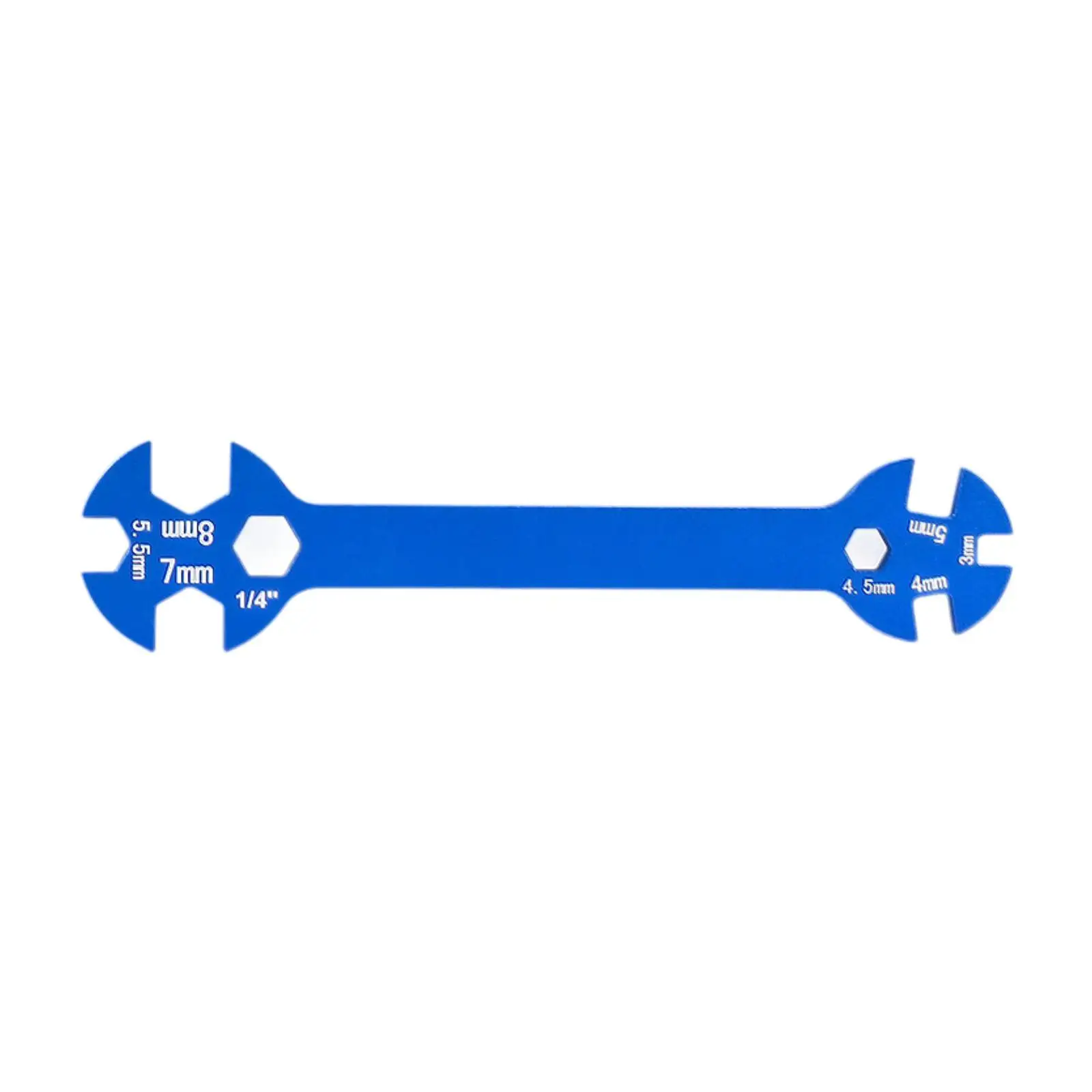 RC Car Open End Wrench Repair Tool Lightweight Premium Sturdy Repair Accessory Maintenance Model Car Pull Rod Aluminum Alloy