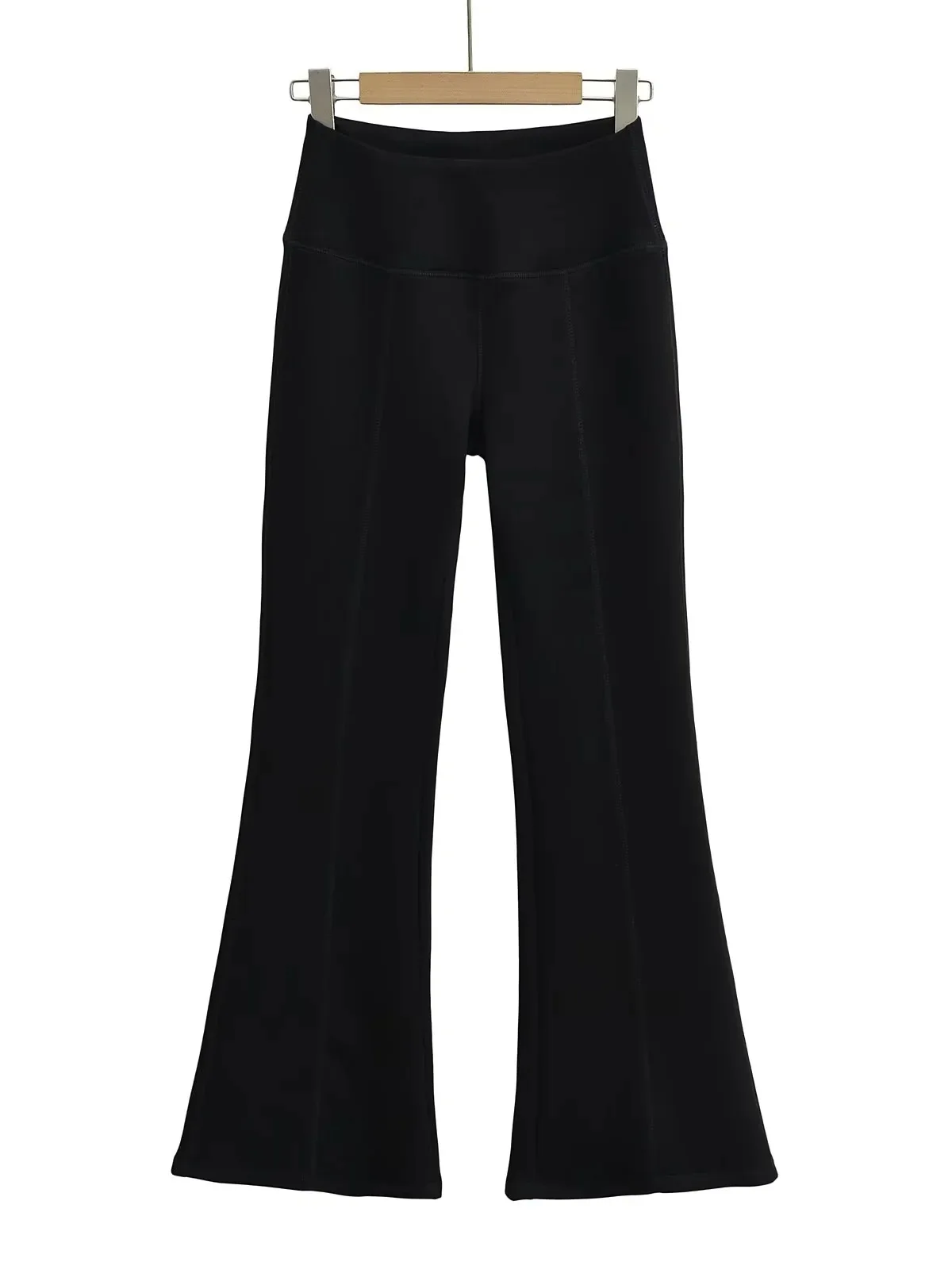 Pantalon évasé taille haute pour filles, pantalon long décontracté, fesses rondes, mince, rétro, européen et américain, sexy, épicé, été, nouveau, 2024, HD7A