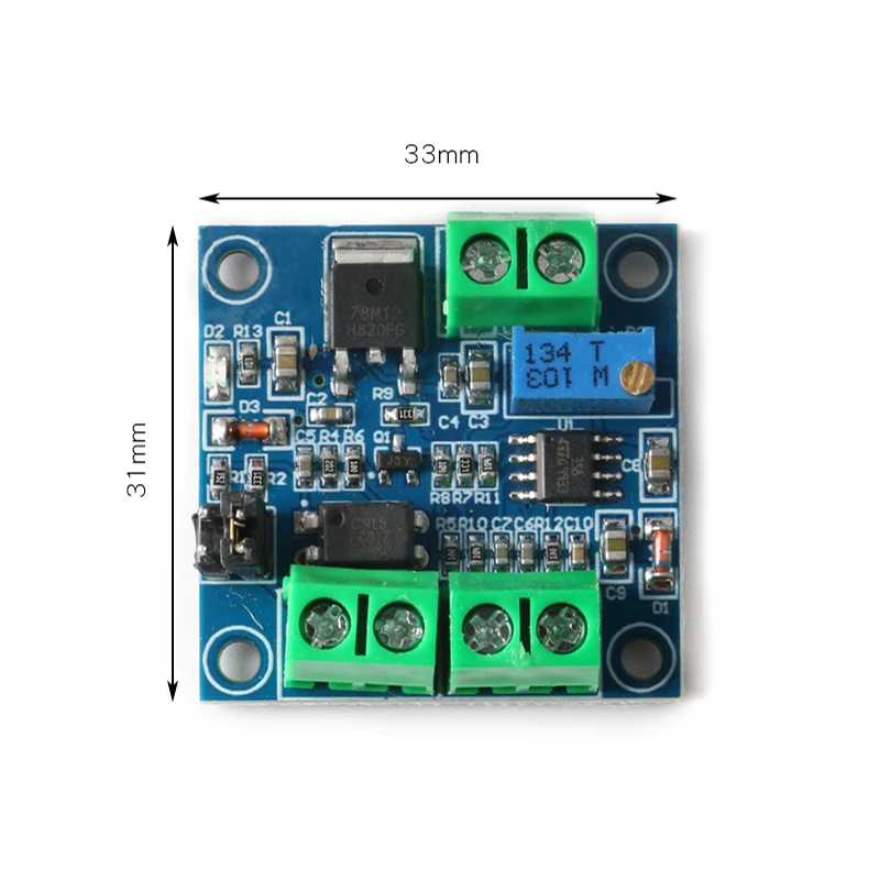 New PWM to Voltage Converter Frequency Voltage Converter Board Module 0-10KHz to 0-10V 0-10V to 0-10KHz Converter Module