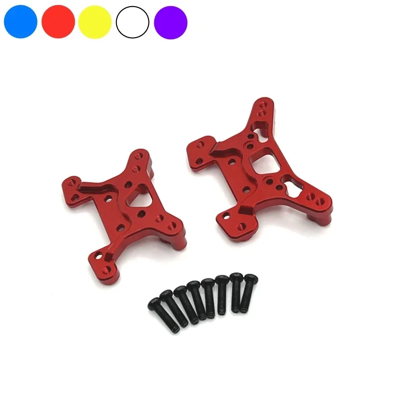 Wltoys 144001 144010 144016 144018 124017 124019 124007 124008 124010 Metal Front Rear Shock Tower Plate RC Car Upgrade Parts