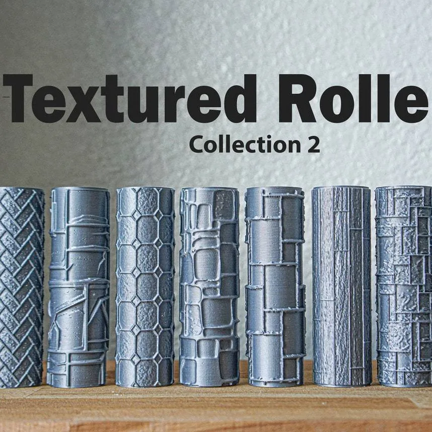 

Mini DND Terrain Texture Roller Tool For Sand Table Scene Military Wargame Base Clay Polymer Building Walls/Floor Patterns Tools