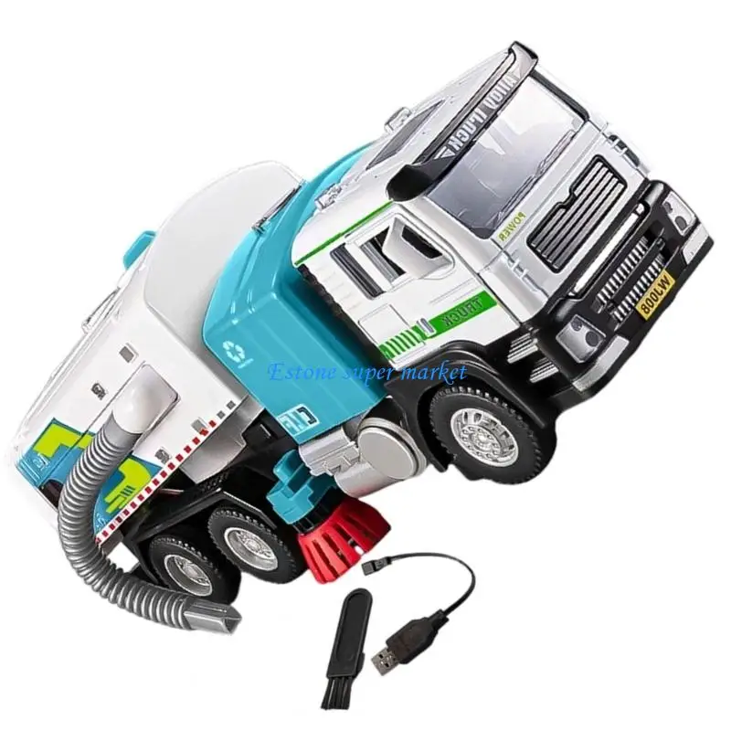 

090B Alloy Car Toy with Realistic Auto Vacuum Educational Play Indoor Outdoor Use for Kids Fun
