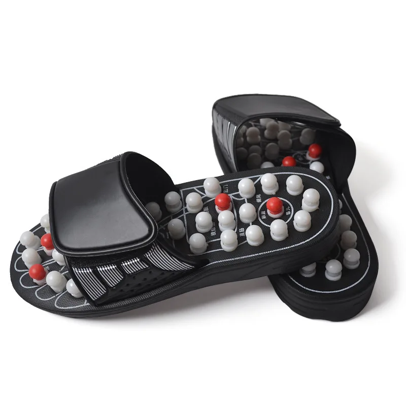Feet Massage Slippers Foot Reflexology Acupuncture Therapy Massager Walk Stone Shoes Acupuncture Cobblestone Massageador Sandal