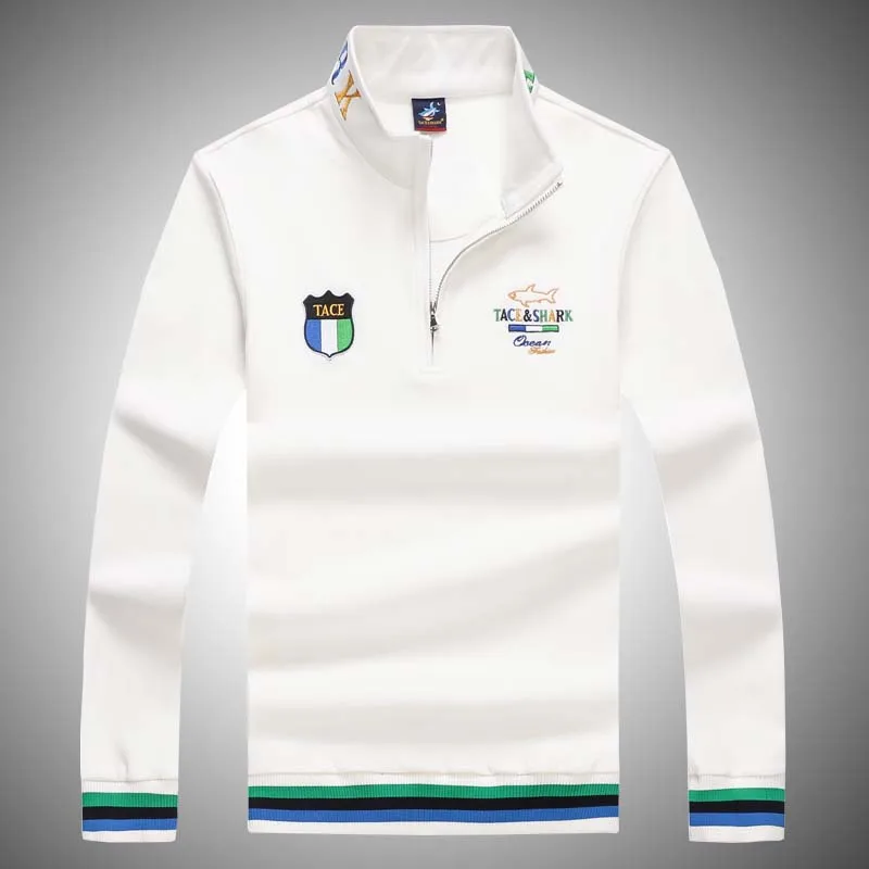 

Tace&ark Spring Autumn Pure Cotton Long Sve Loose Fit irt for Men Casual Striped Faion Urban Sle T-irt