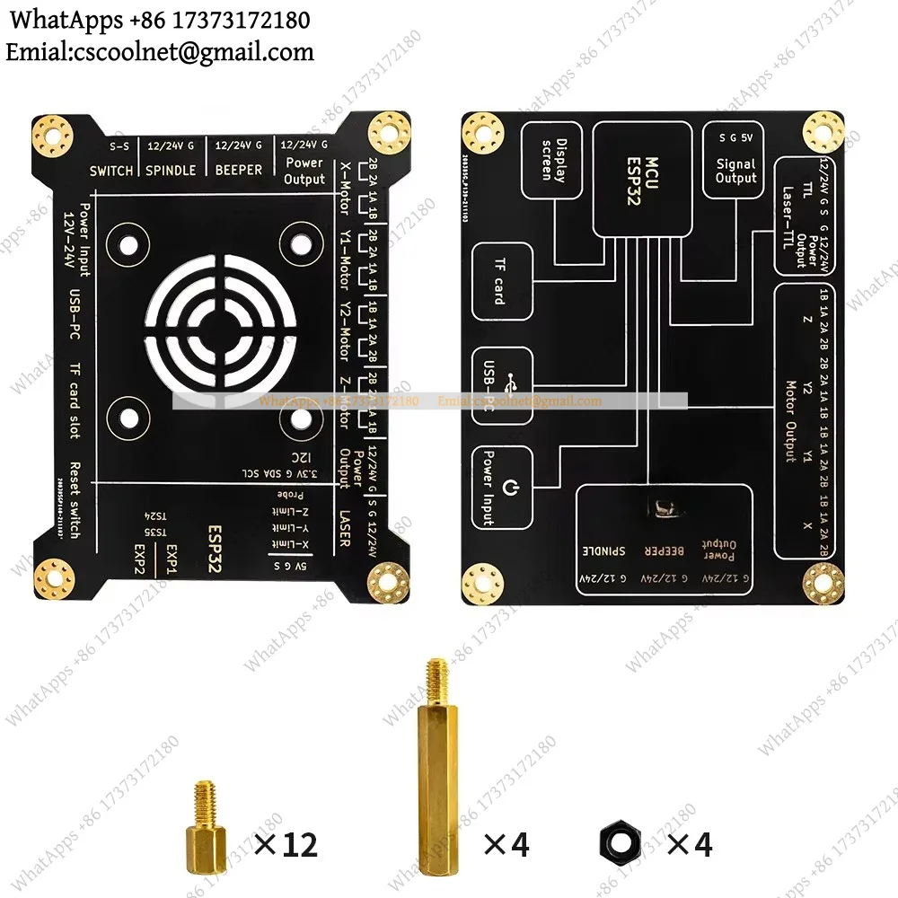JS03 MKS DLC32 ESP32 WiFi GRBL Controller TS35 TS24 Touch Screen For Laser Engraving CNC Machine Parts